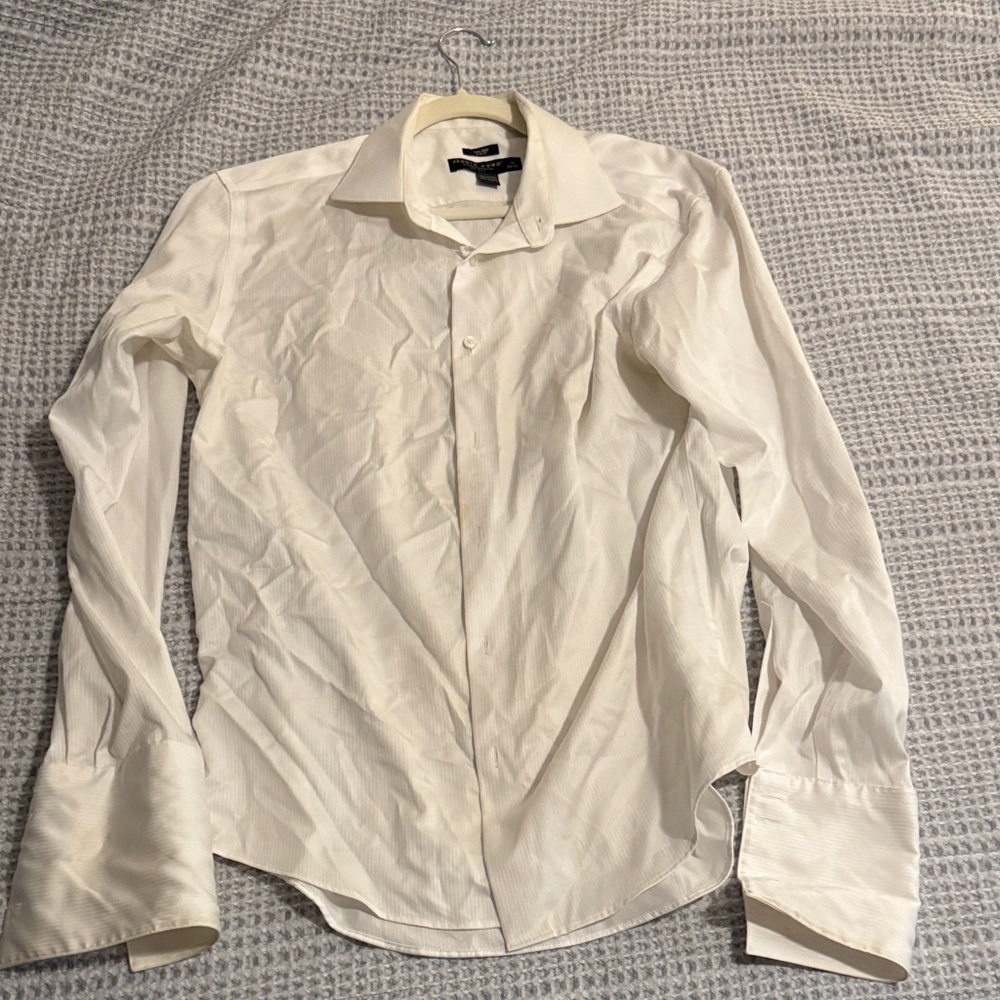 Pronto Uomo Classic Ivory Dress Shirt